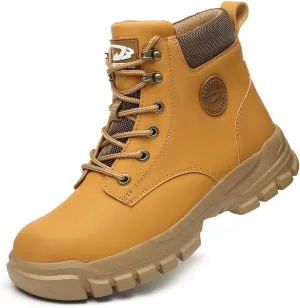 Steel Toe Work Shoes for Men Women Lightweight Comfortable Waterproof Industrial & Construction Fireproof Safety Boots