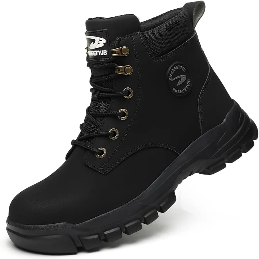 Steel Toe Work Shoes for Men Women Lightweight Comfortable Waterproof Industrial & Construction Fireproof Safety Boots