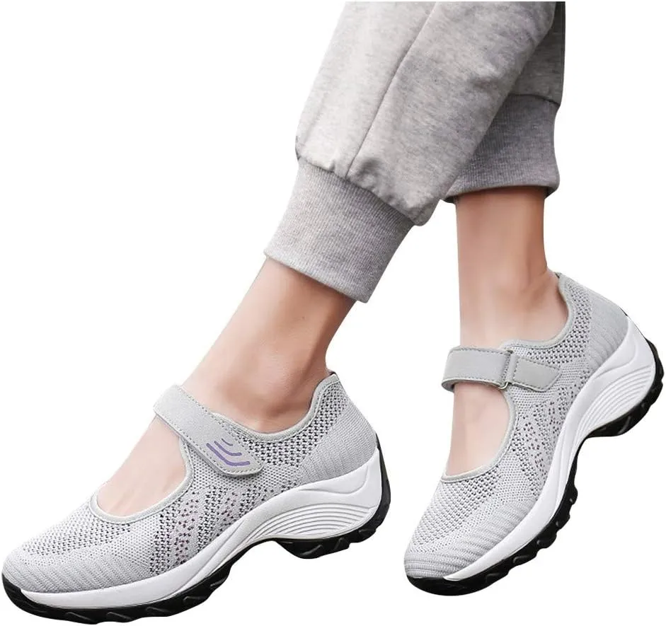Tennis Shoes Womens Mesh Breathable Shoes Dressy Casual Shoes Sneakers Sneakers for Women Walking Non Slip White Basketball Shoe Cross Trainer Shoe