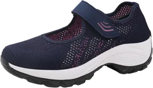 Tennis Shoes Womens Mesh Breathable Shoes Dressy Casual Shoes Sneakers Sneakers for Women Walking Non Slip White Basketball Shoe Cross Trainer Shoe