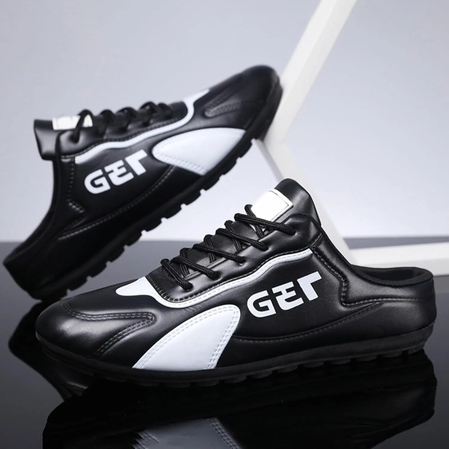 Tennis Walking Shoes Spring New Men's Shoes Lazy Slip Ons and Half Slippers Foreign Trade Men's Casual