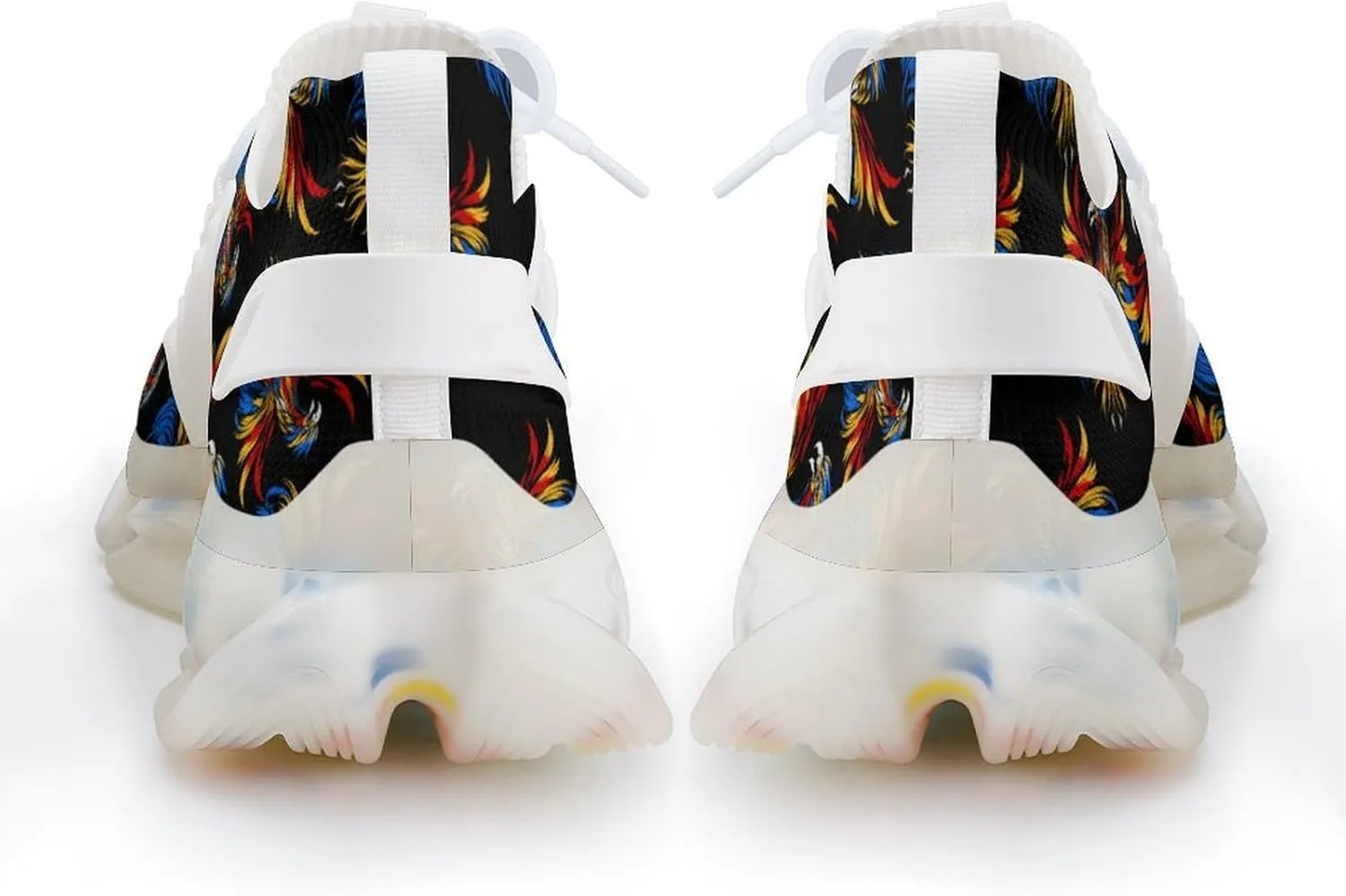 Tie Dye Eagle Mens Sneakers Running Shoes Lightweight Athletic Shoes for Jogging Walking Gym