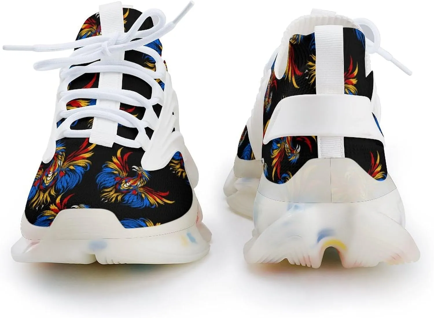 Tie Dye Eagle Mens Sneakers Running Shoes Lightweight Athletic Shoes for Jogging Walking Gym