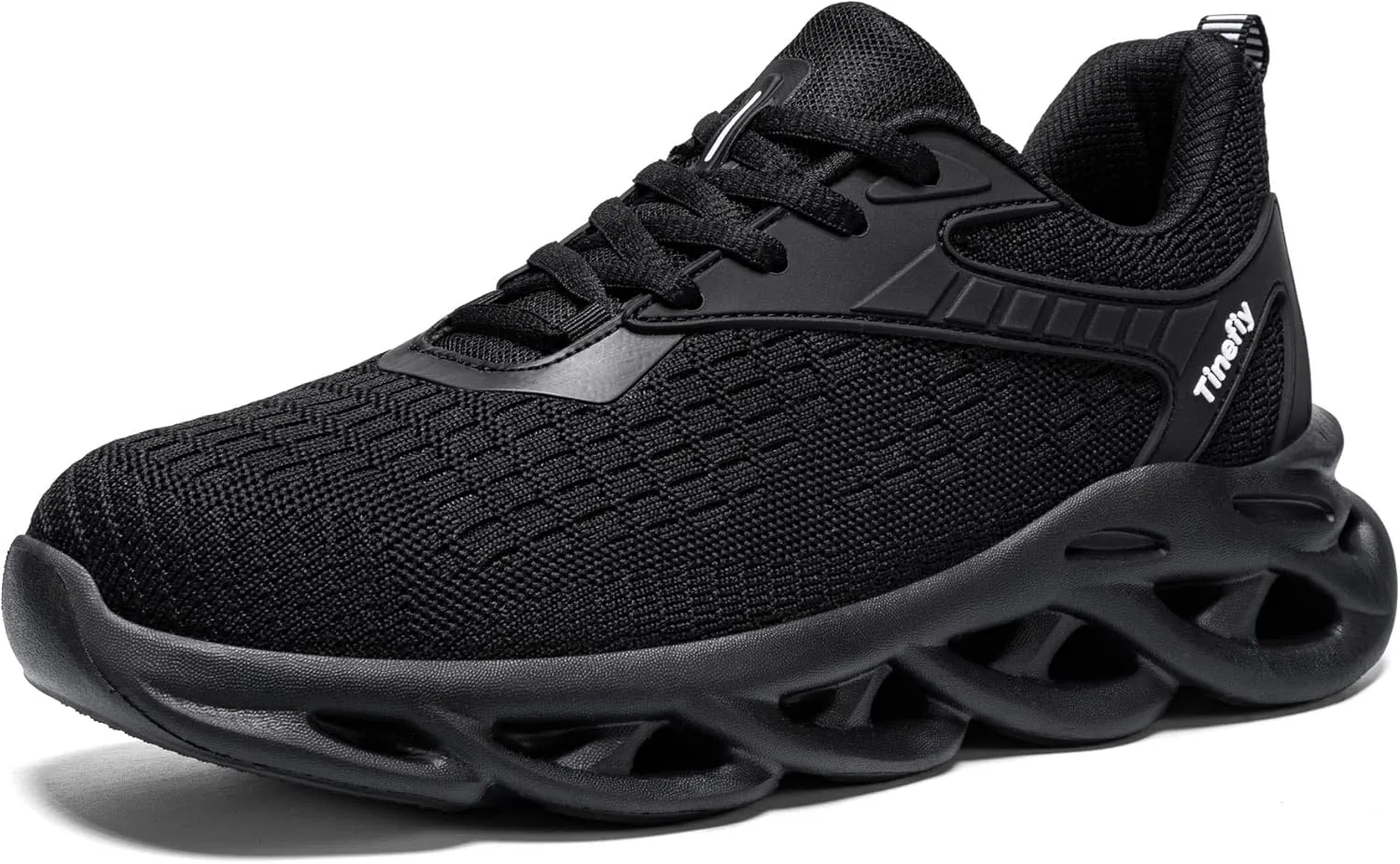 Tinefiy Steel Toe Shoes for Women Lightweight Comfortable Slip Resistant Safety Work Sneakers Composite Toe Indestructible Shoe