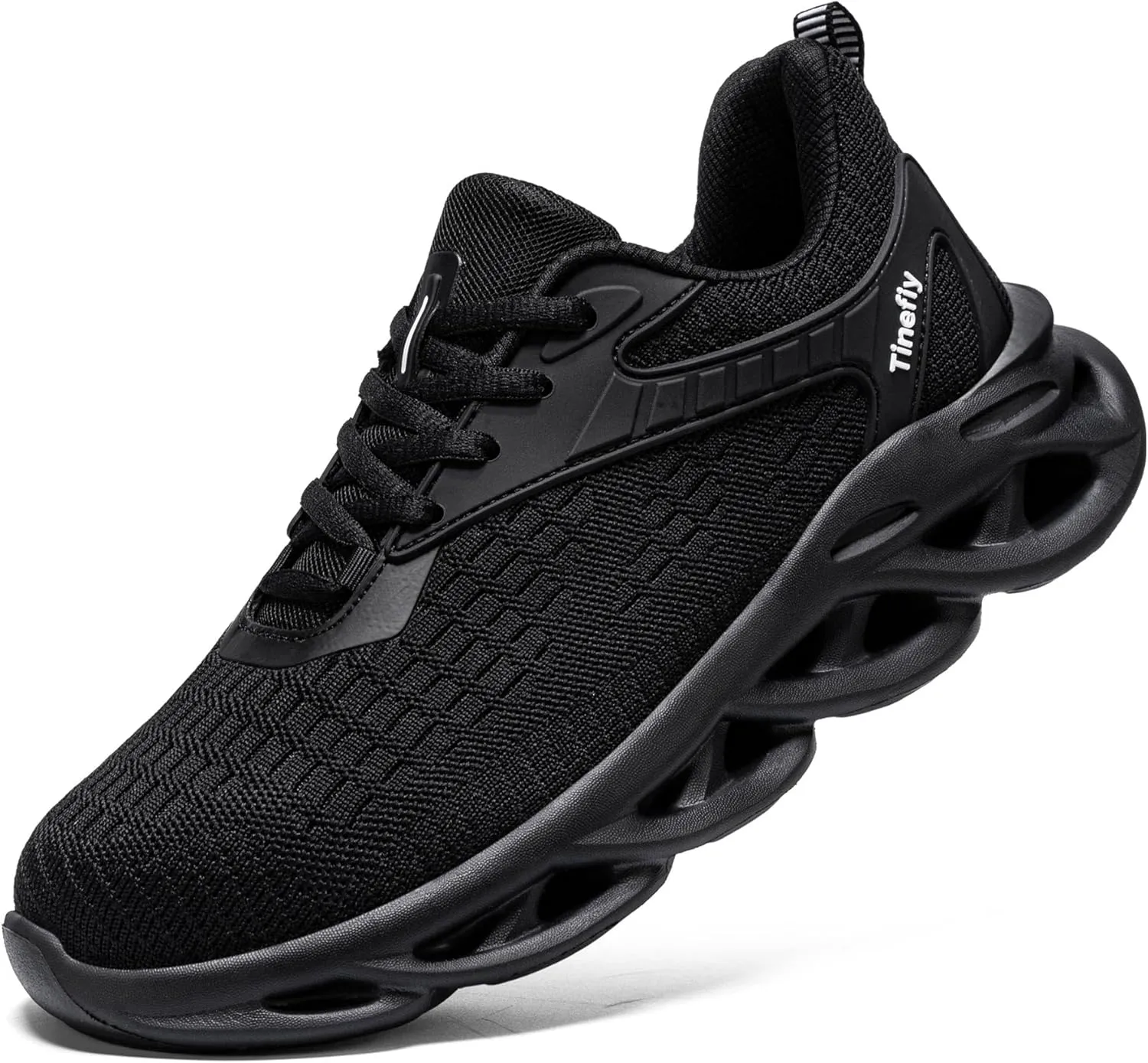 Tinefiy Steel Toe Shoes for Women Lightweight Comfortable Slip Resistant Safety Work Sneakers Composite Toe Indestructible Shoe