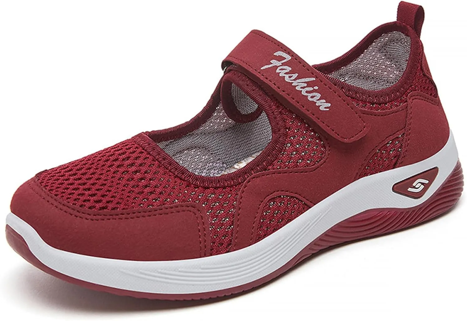 Walking Shoes Women Slip On Diabetic Foam Shoes Adjustable Working Nurse Shoe Lightweight Breathable Flat Outdoor Comfort Casual Fashion Sneakers with Arch Support