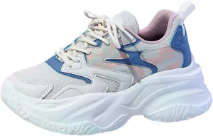 White Sneakers for Women Comfortable Black Chunky Sneakers for Women 2023 Nurse Shoes for Women Comfortable White Lace Up Wedges Sneakers for Women Zapatillas OrtopéDicas Para Mujer De Vestir