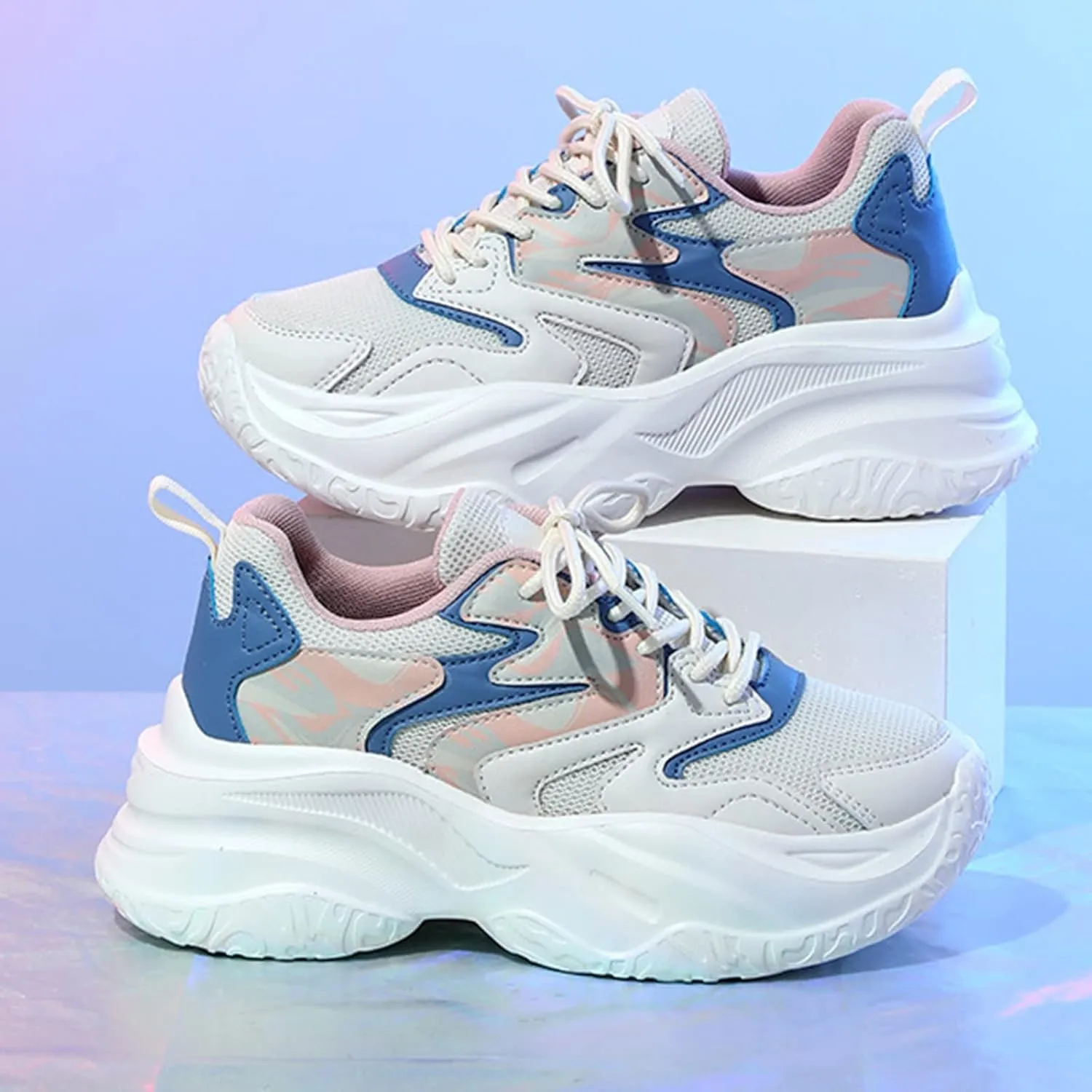 White Sneakers for Women Wide Feet Zapatos De Trabajo En Cocina para Mujer Altos Casual Dress Shoes for Women 2023 Trendy Fall Platform Sneakers for Women 2023 Zapatos para Entrenar Mujer Gym