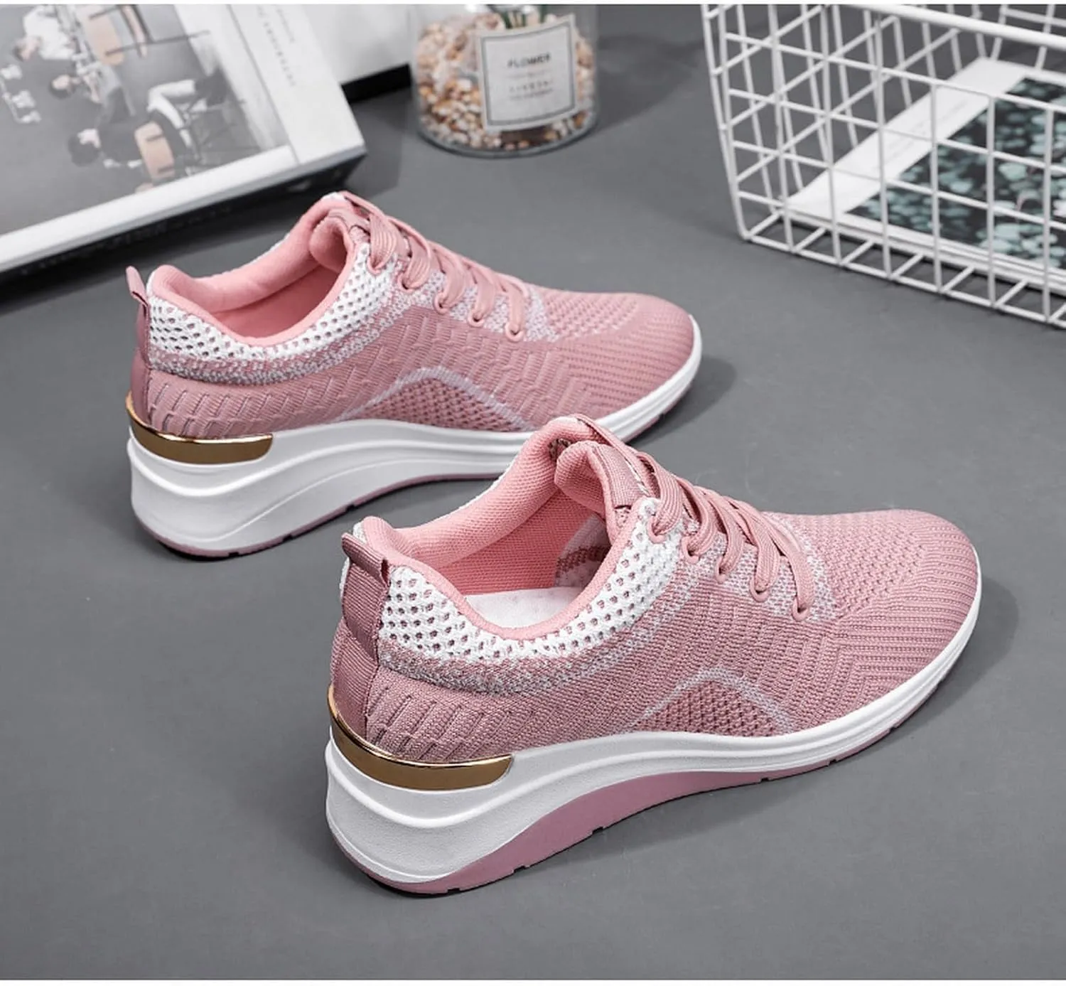 Women Casual Slip On Loafers Comfortable Walking Shoes Lightweight Canvas Sneakers Non Slip Flat Flats