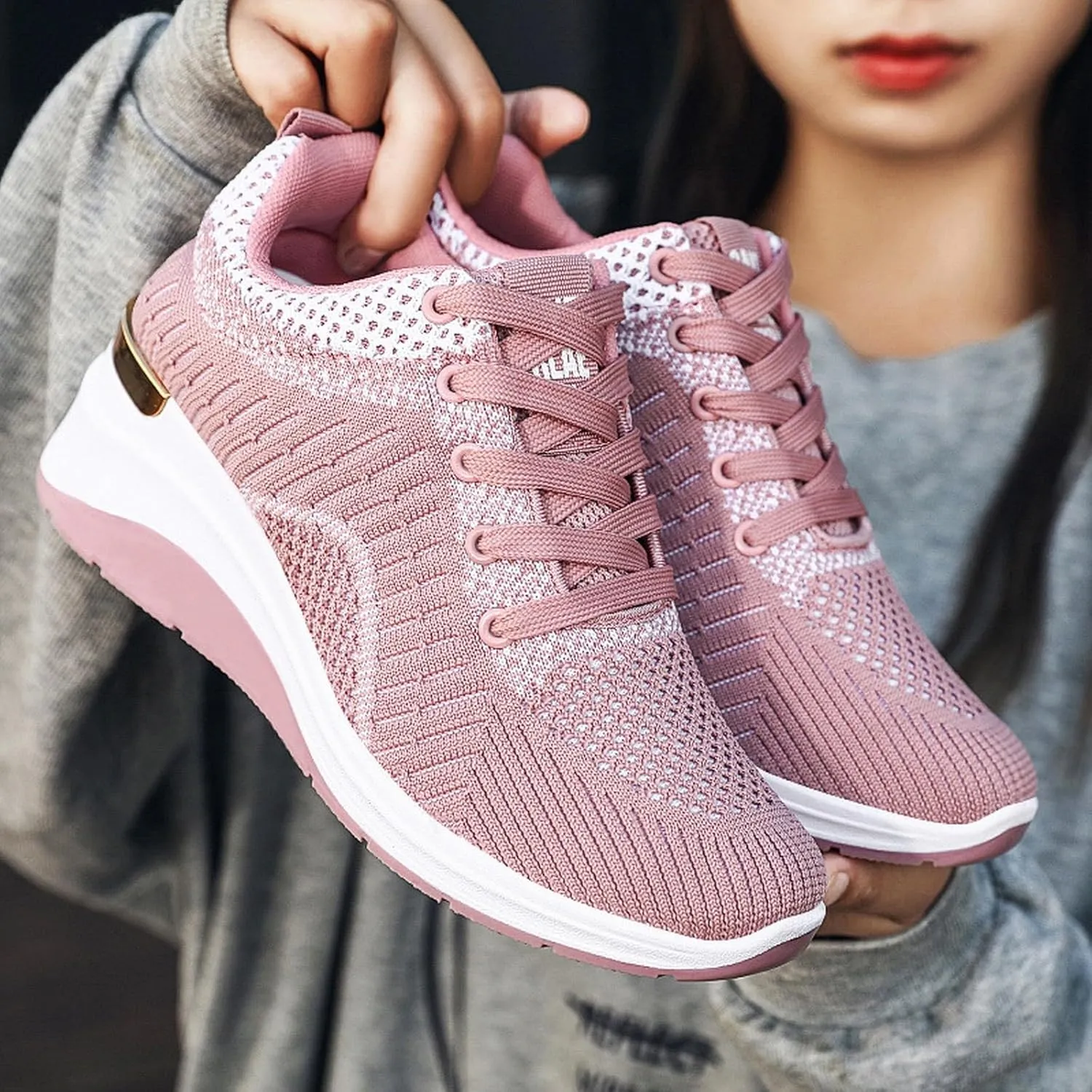 Women Casual Slip On Loafers Comfortable Walking Shoes Lightweight Canvas Sneakers Non Slip Flat Flats