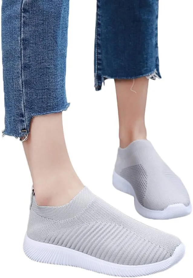 Women Running Shoes Lightweight Tennis Shoes Non Slip Running Shoes for Men Walking Shoes Casual Wedge Sneakers White Tennis Shoe Loafers Shoe