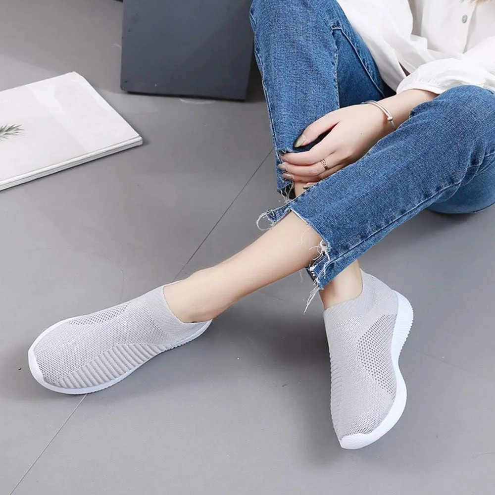 Women Running Shoes Lightweight Tennis Shoes Non Slip Running Shoes for Men Walking Shoes Casual Wedge Sneakers White Tennis Shoe Loafers Shoe