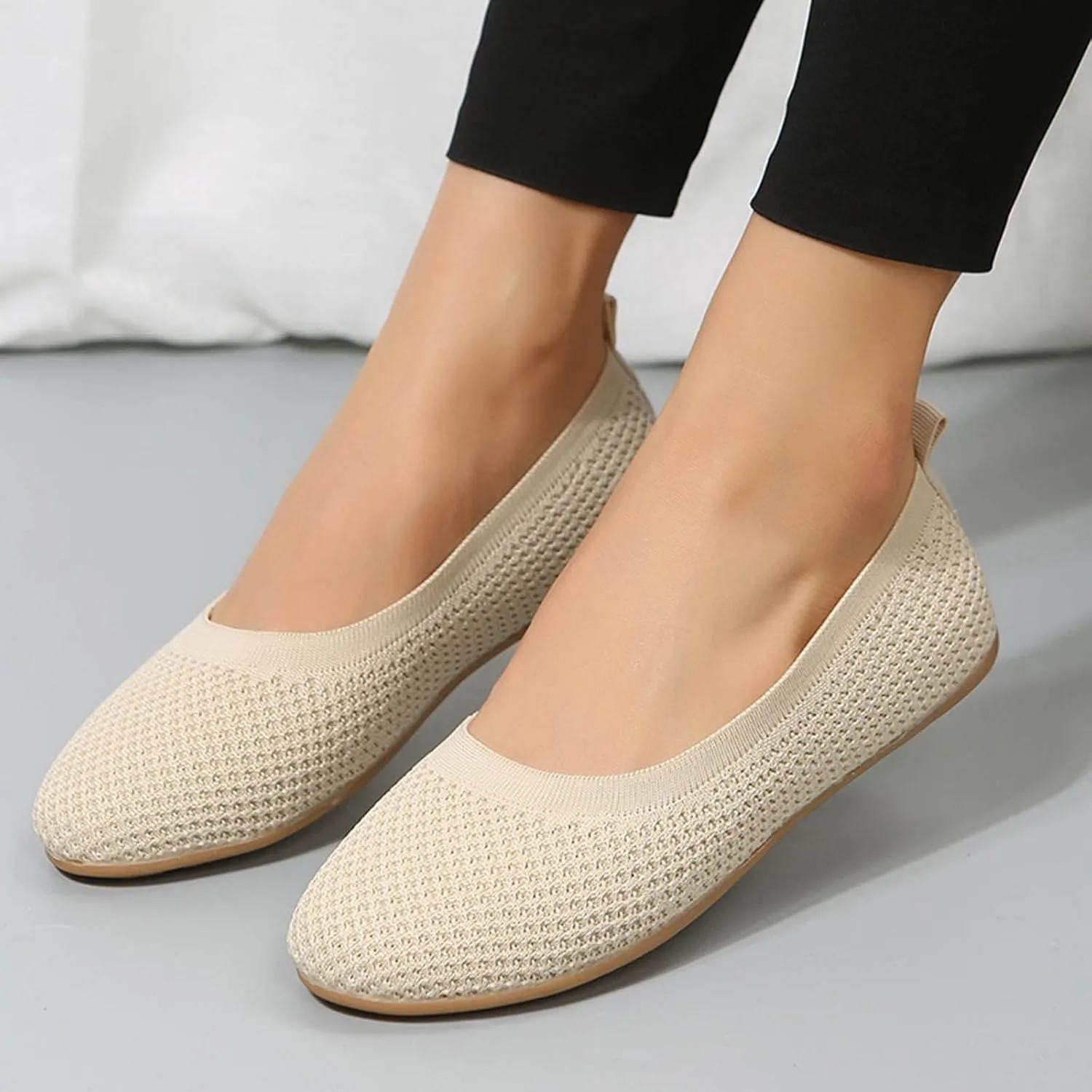 Women Slip-On Loafers Work Shoes Comfort Walking Shoes Women's Comfort Penny Loafers with Arch Support