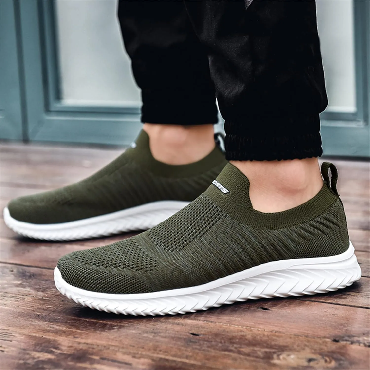 Women's Athletic Walking Shoes Slip On Casual Mesh Mens Running Shoes Lightweight Women Shoes Casual Men's Fashion Sneakers Slip On Tennis Shoe Loafers Dress Shoe