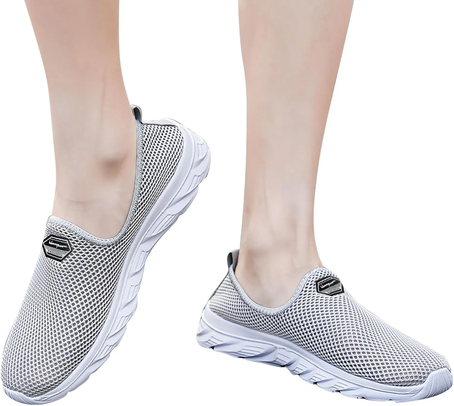 Women's Canvas Casual Shoes Dating Platform Slip-On High Top Sneakers Men's Road Running Shoes Loafer Platform Shoes for Women White Walking Sneakers for Women