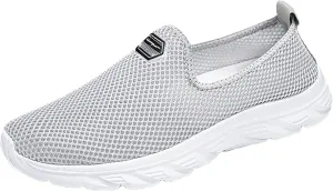Women's Canvas Casual Shoes Dating Platform Slip-On High Top Sneakers Men's Road Running Shoes Loafer Platform Shoes for Women White Walking Sneakers for Women