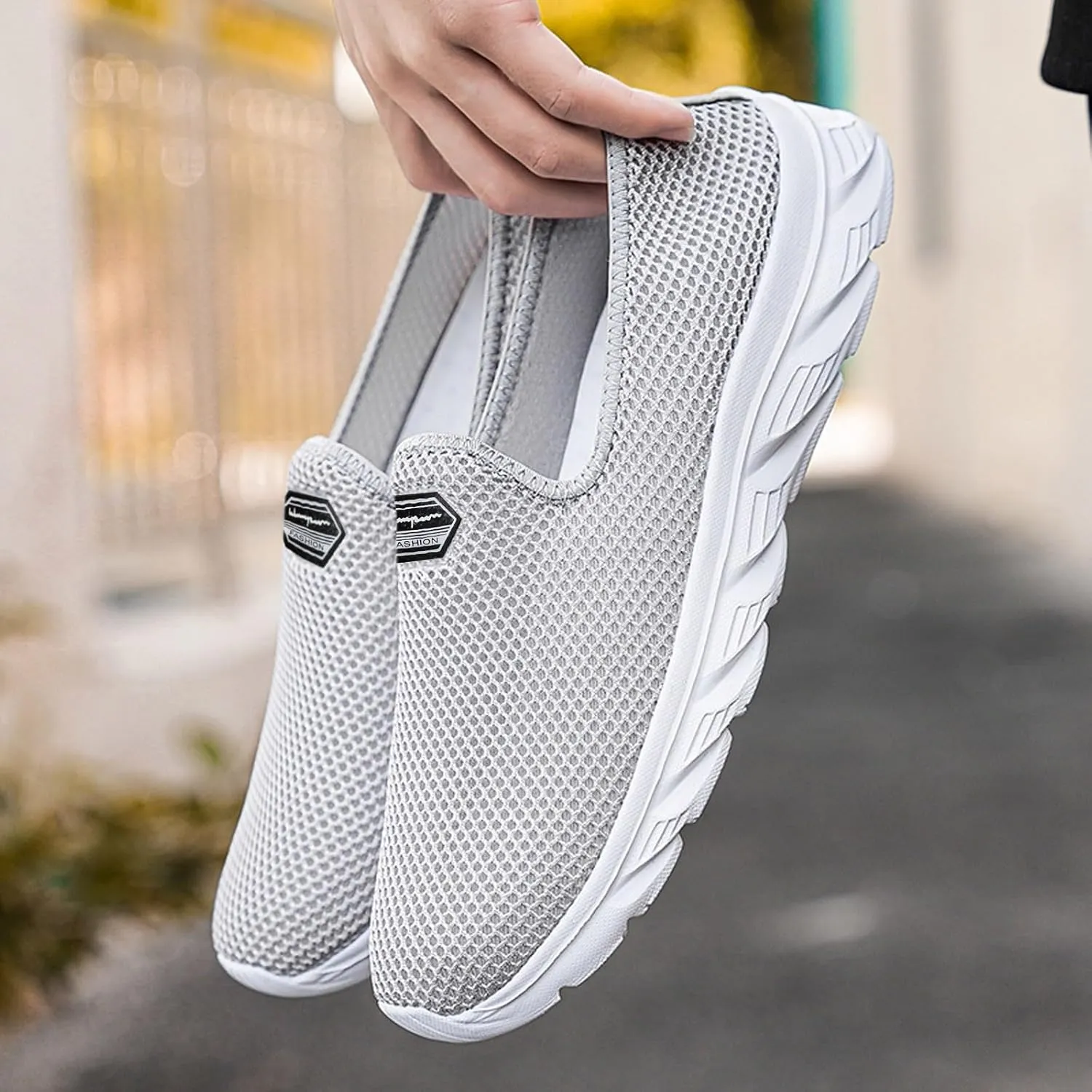 Women's Canvas Casual Shoes Dating Platform Slip-On High Top Sneakers Men's Road Running Shoes Loafer Platform Shoes for Women White Walking Sneakers for Women