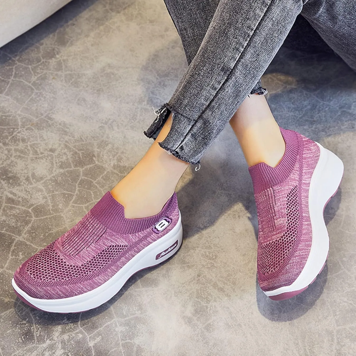 Womens Casual Sneakers Casual White Tennis Walking Shoes Casual Sneakers for Women Breathable Workout Shoes