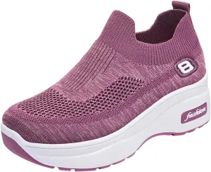 Womens Casual Sneakers Casual White Tennis Walking Shoes Casual Sneakers for Women Breathable Workout Shoes