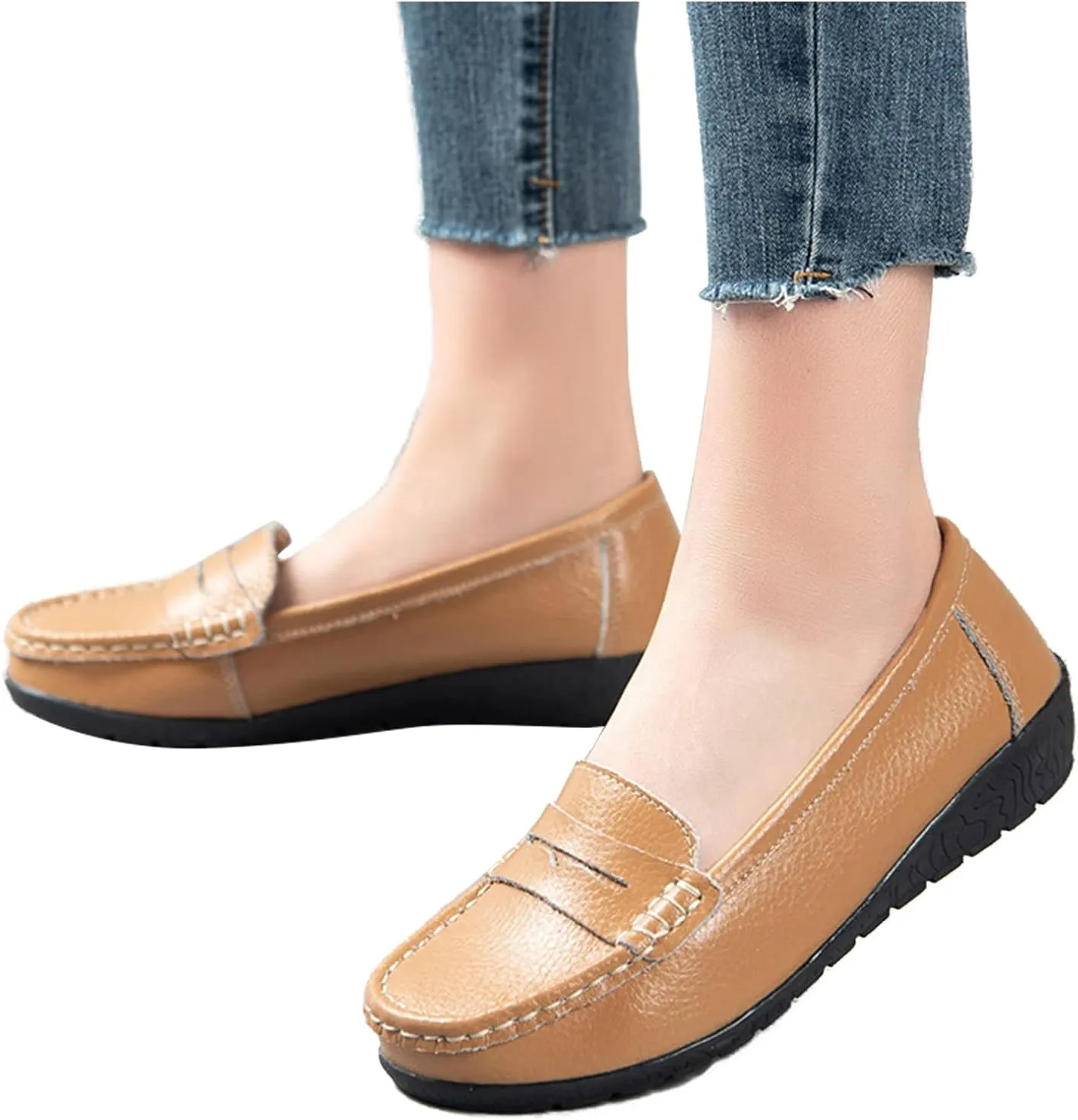 Womens Dressy Casual Walking Shoes Comfortable & Lightweight Loafers Women's Loafers Fashion Comfortable Flats