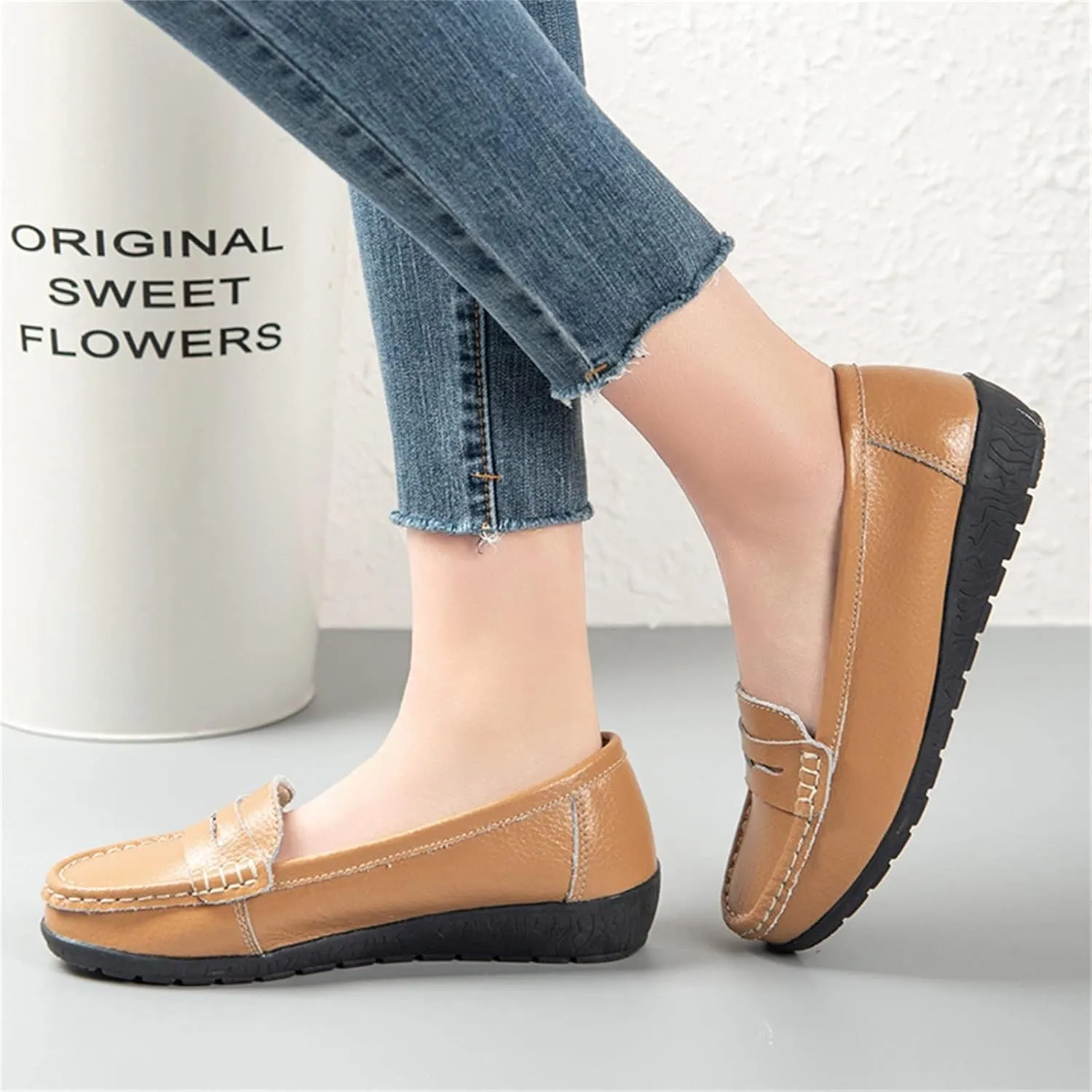 Womens Dressy Casual Walking Shoes Comfortable & Lightweight Loafers Women's Loafers Fashion Comfortable Flats