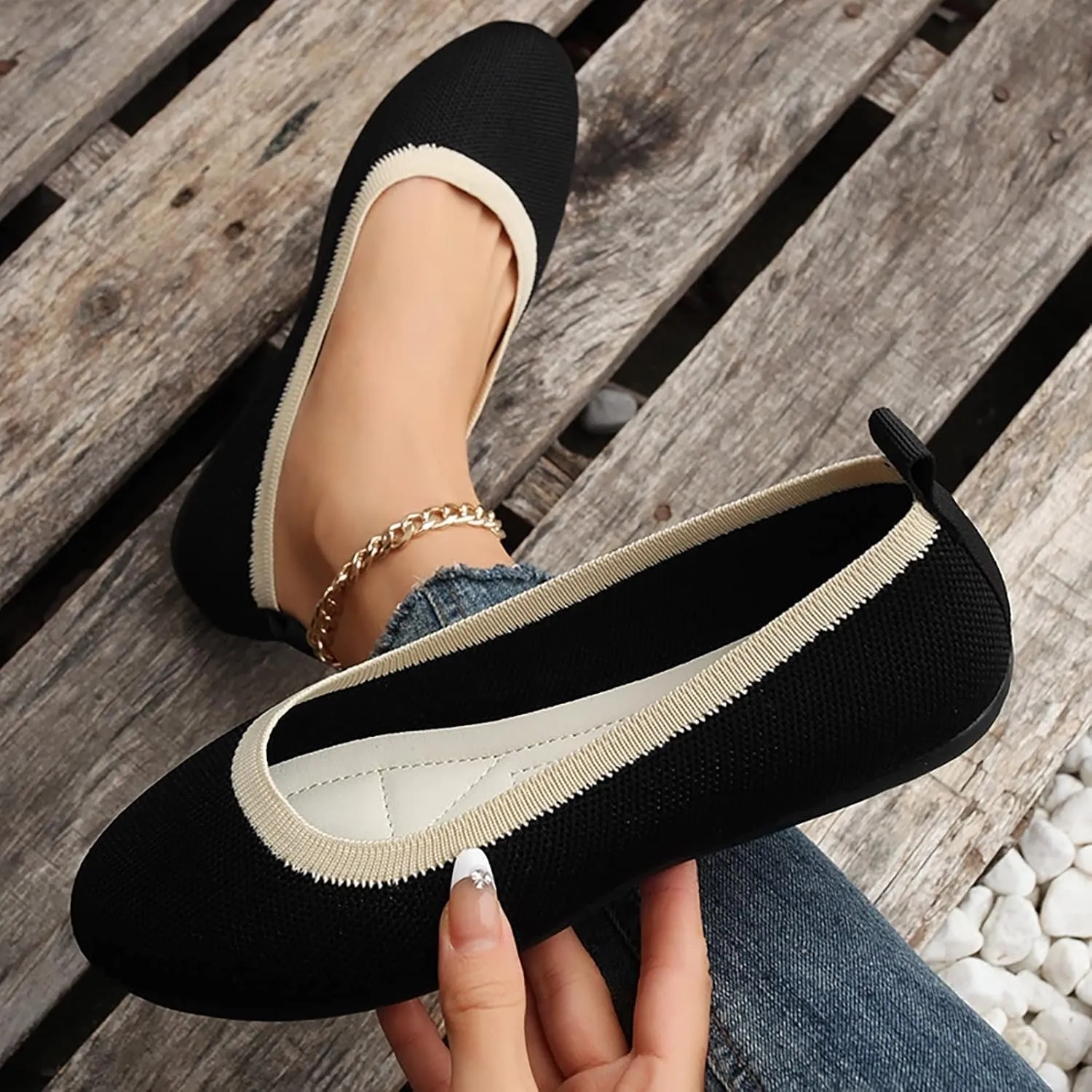 Womens Dressy Casual Walking Shoes Lightweight Walking Flats Women's Loafers Fashion Comfortable Flats