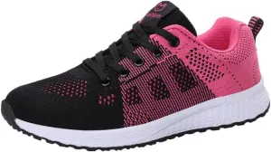 Women's Fashion Sneaker Lace Up Low Top Comfortable Walking Shoes Women Tennis Shoes Clearance Women's Navy Loafers High Top Platform Sneakers for Women