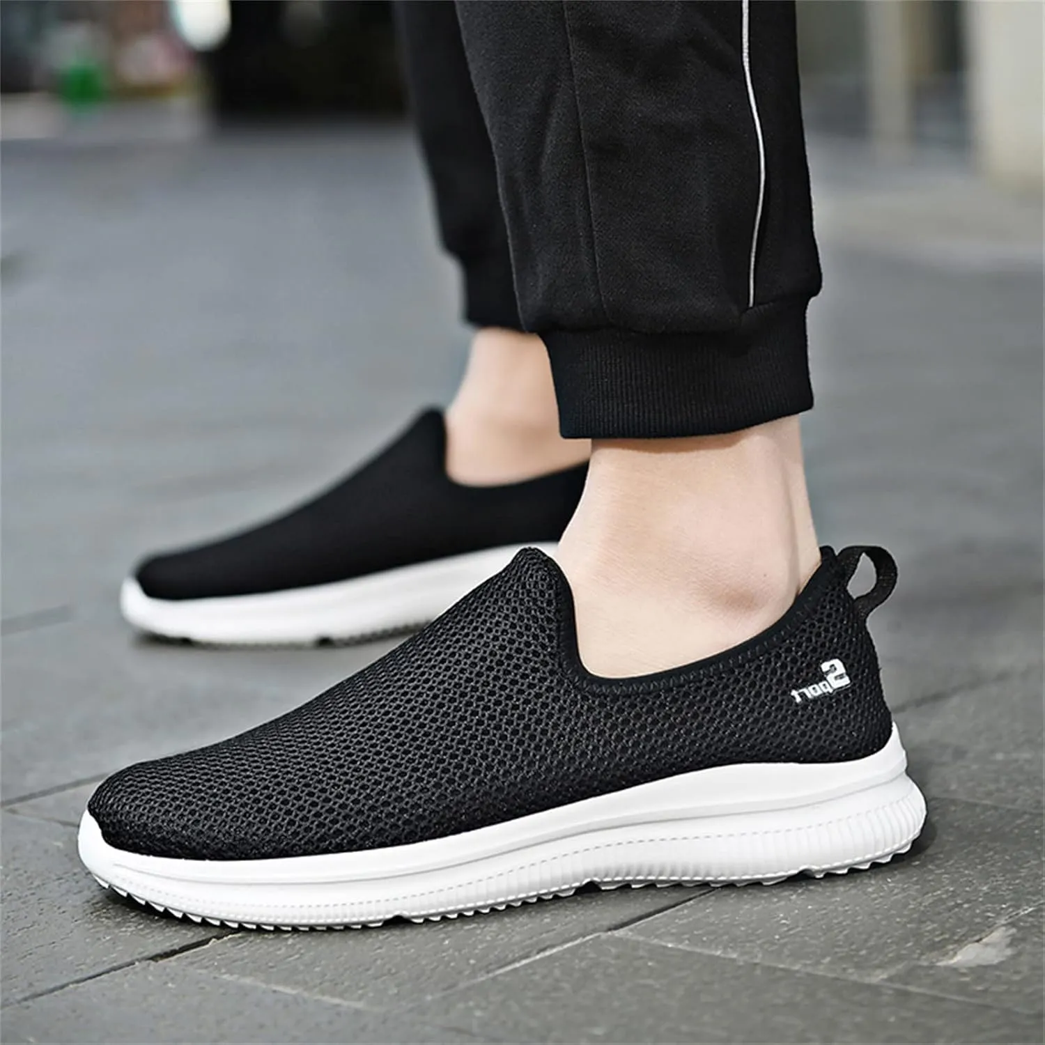 Women's Fashion Sneaker Non Slip Work Wide Comfortable Slip Resistant Work Shoes Men's Walking Shoes Winter Loafers for Women All Black Sneakers for Men