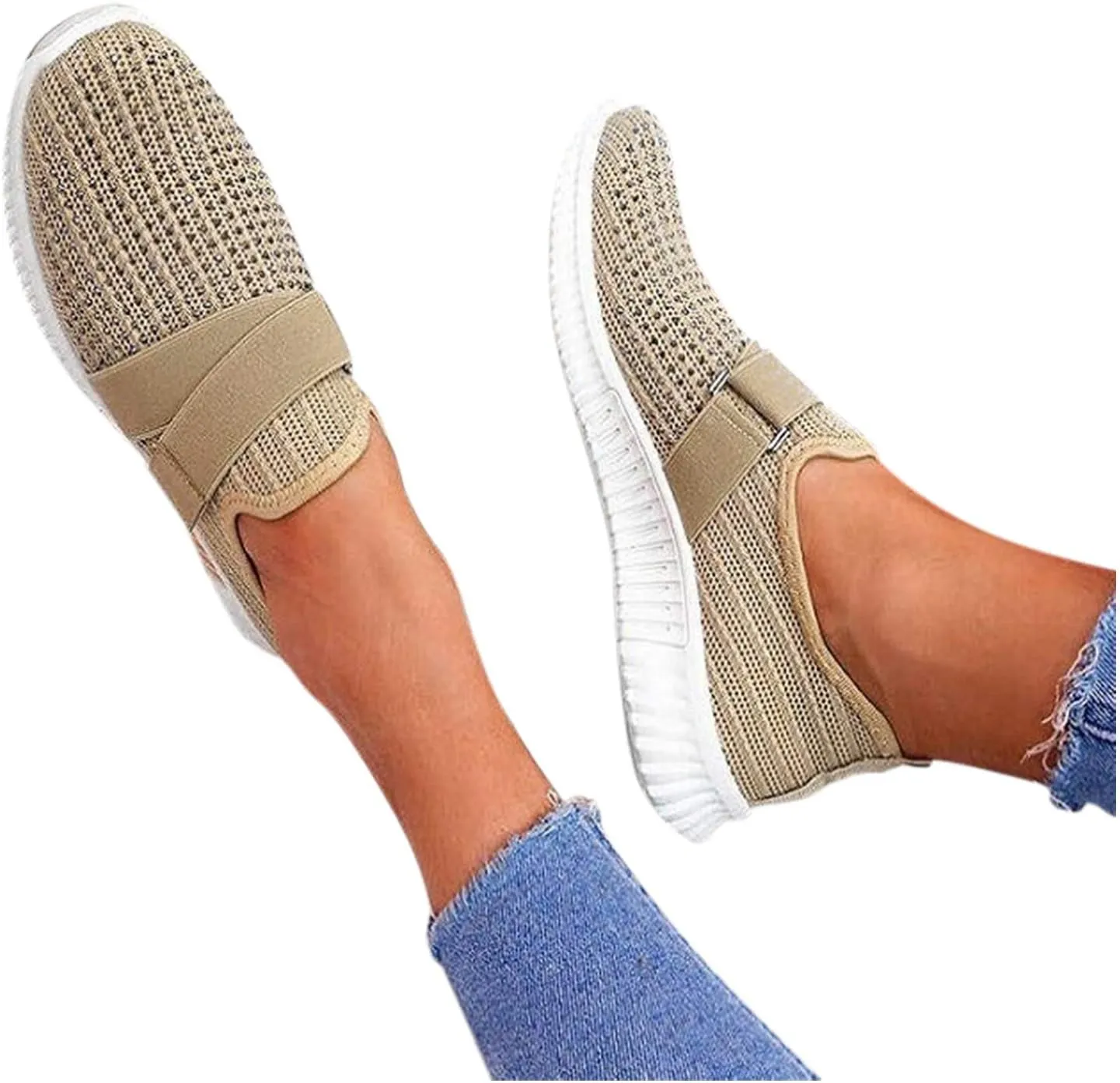 Women's Fashion Sneaker Non Slip Work Wide Comfortable Slip Resistant Work Shoes Women Basketball Shoes Loafer Canvas Shoes Women Wedge Sneakers for Women Fashion