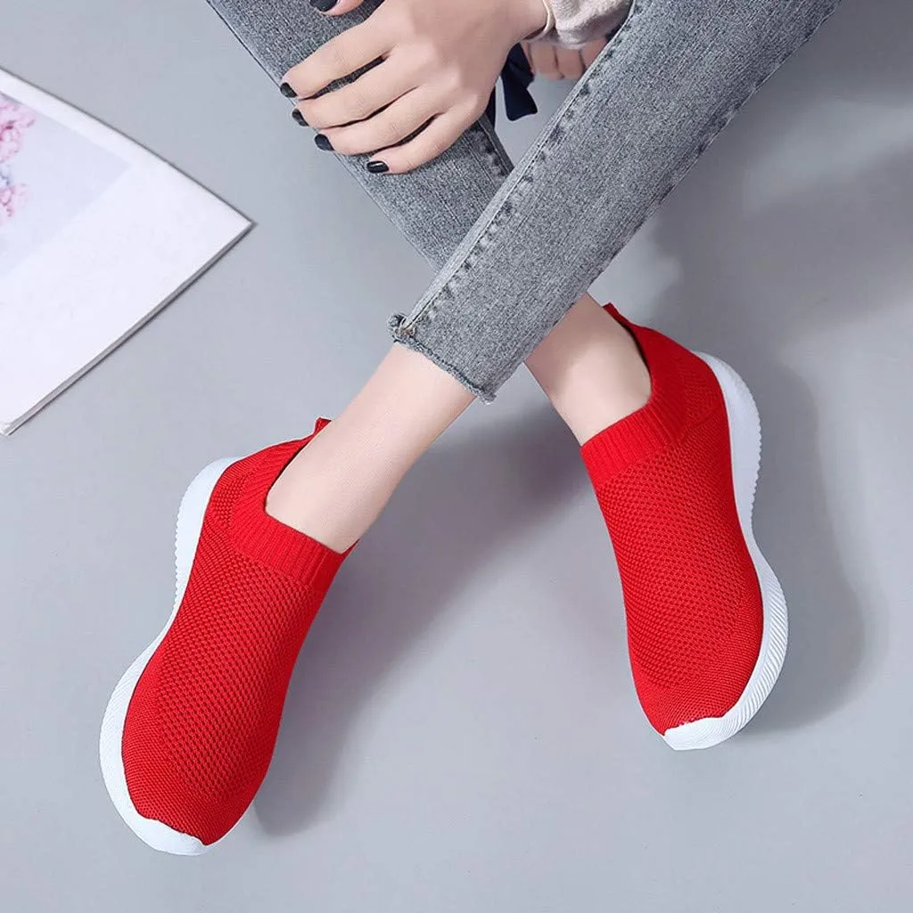 Women's Fashion Sneakers Lace Up Breathable Casual Waking Shoes Tennis Shoes Men Woman Loafers Shoes Slip On White Chunky Sneakers for Women