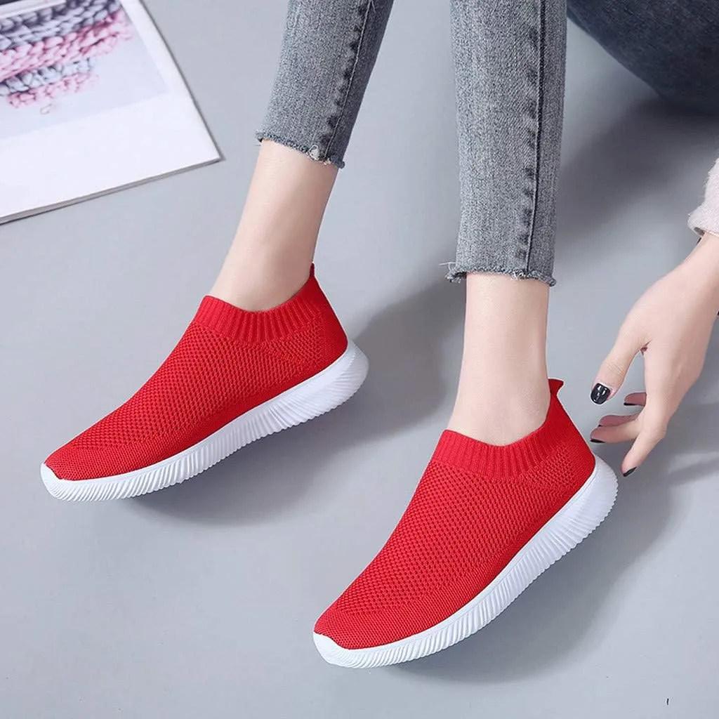 Women's Fashion Sneakers Lace Up Breathable Casual Waking Shoes Tennis Shoes Men Woman Loafers Shoes Slip On White Chunky Sneakers for Women