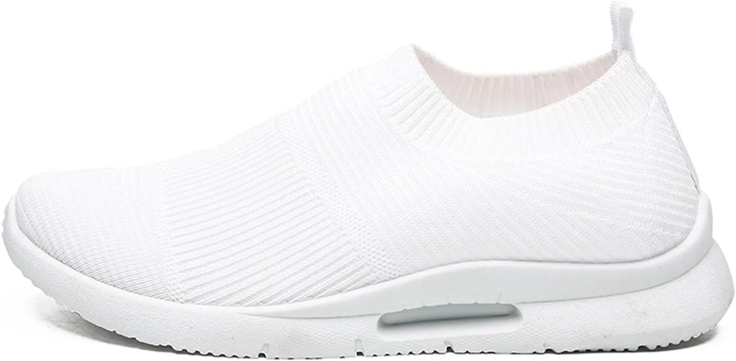 Women's Fashion Sneakers Lace Up Breathable Casual Waking Shoes Tennis Shoes Men Woman Loafers Shoes Slip On White Chunky Sneakers for Women