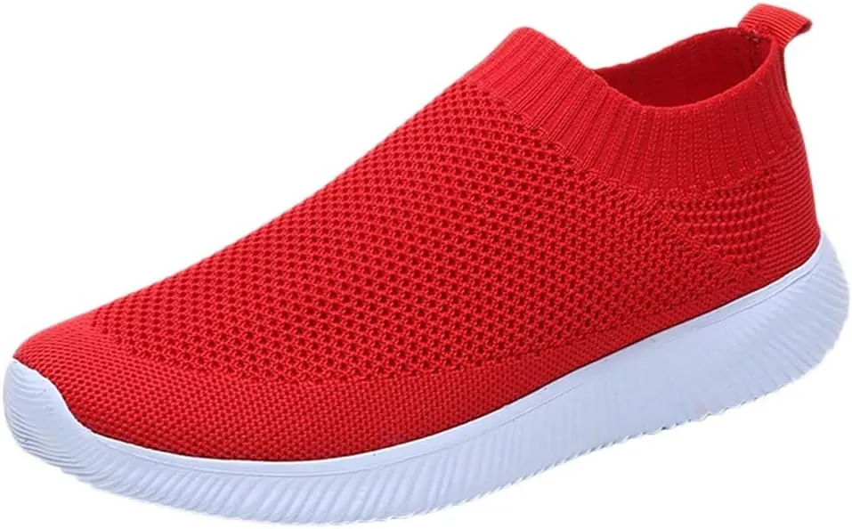 Women's Fashion Sneakers Lace Up Breathable Casual Waking Shoes Tennis Shoes Men Woman Loafers Shoes Slip On White Chunky Sneakers for Women