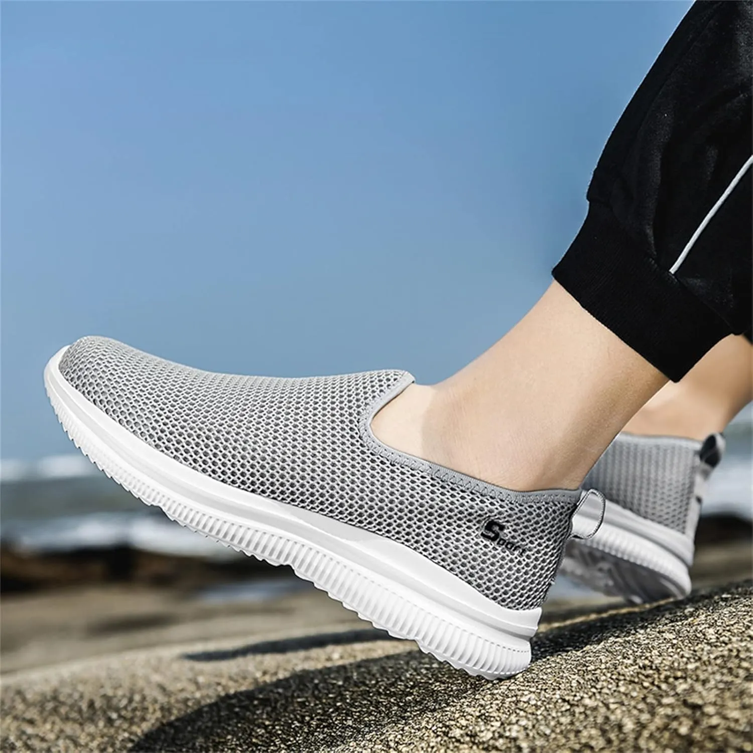 Women's Fashion Sneakers Lace Up Breathable Casual Waking Shoes Womens Walking Shoes Black Women Loafers Shoes for Work Mens Casual Sneakers