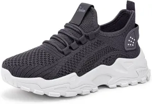 Womens Fashion Sneakers Summer Breathable Mesh Hollow Out Slip on Walking Shoes Athletic Comfortable Workout Gym Orthopedic Shoes Lightweight Soft Sole Platform Sneakers