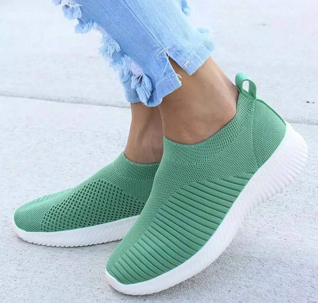 Womens Ladies Walking Running Shoes Slip On Lightweight Mens Casual Shoes Lether Ladies Casual Shoes White Platform Sneakers Steel Toe Tennis Shoe Cross Trainer Shoe