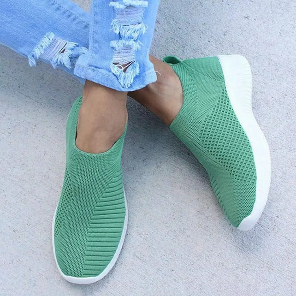 Womens Ladies Walking Running Shoes Slip On Lightweight Mens Casual Shoes Lether Ladies Casual Shoes White Platform Sneakers Steel Toe Tennis Shoe Cross Trainer Shoe