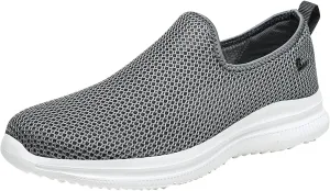 Women's Lightweight Slip On Walking Running Shoes Womens Running Shoes Winter Women Shoes Casual Casual Sneakers Steel Toe Tennis Shoe White Loafers
