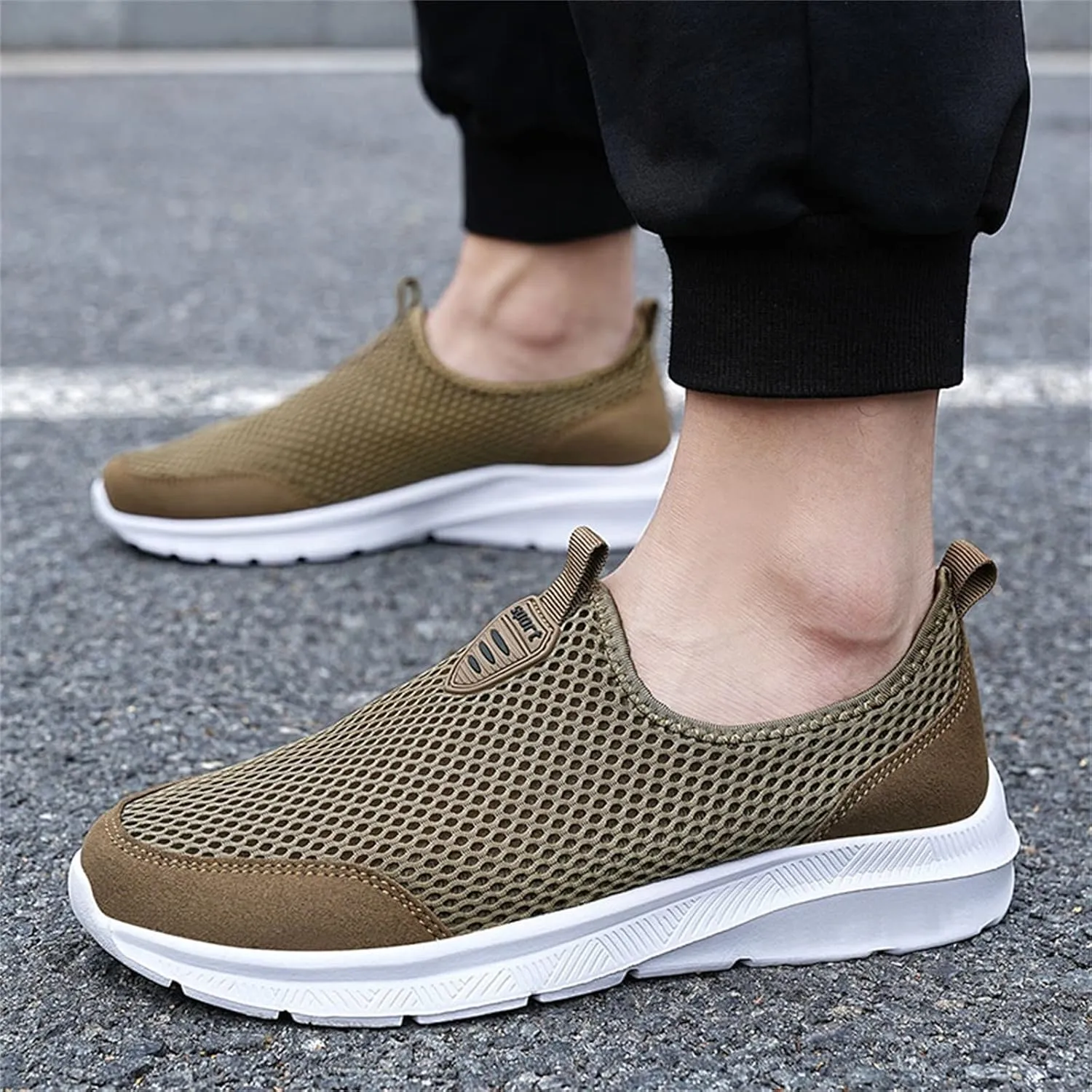 Womens Non Slip Work Shoes Slip On Water Resistant Walking Shoes Women Arch Support Dressy Casual Shoes Chunky Sneakers Red Tennis Shoe Loafers Shoe