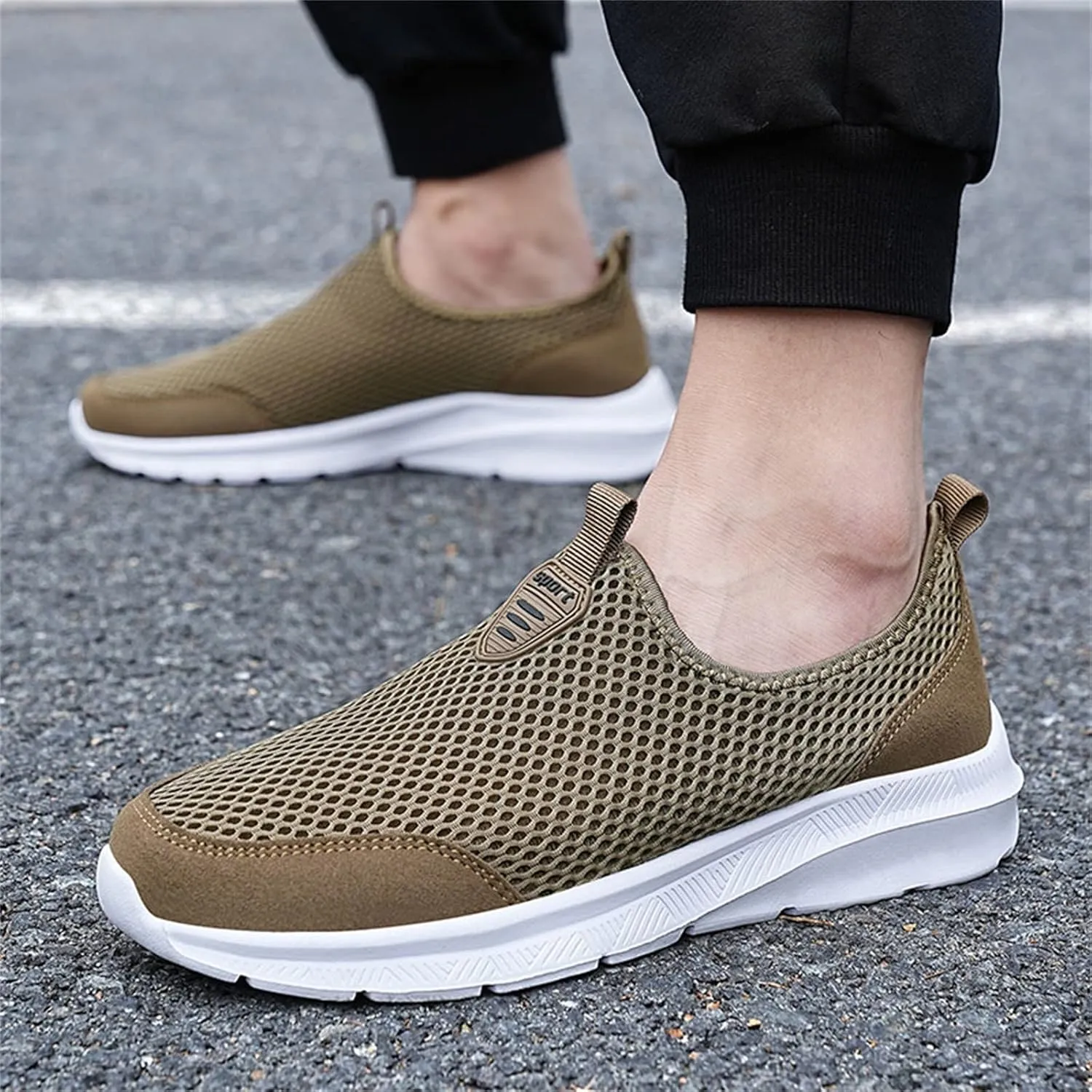 Womens Non Slip Work Shoes Slip On Water Resistant Walking Shoes Women Arch Support Dressy Casual Shoes Chunky Sneakers Red Tennis Shoe Loafers Shoe