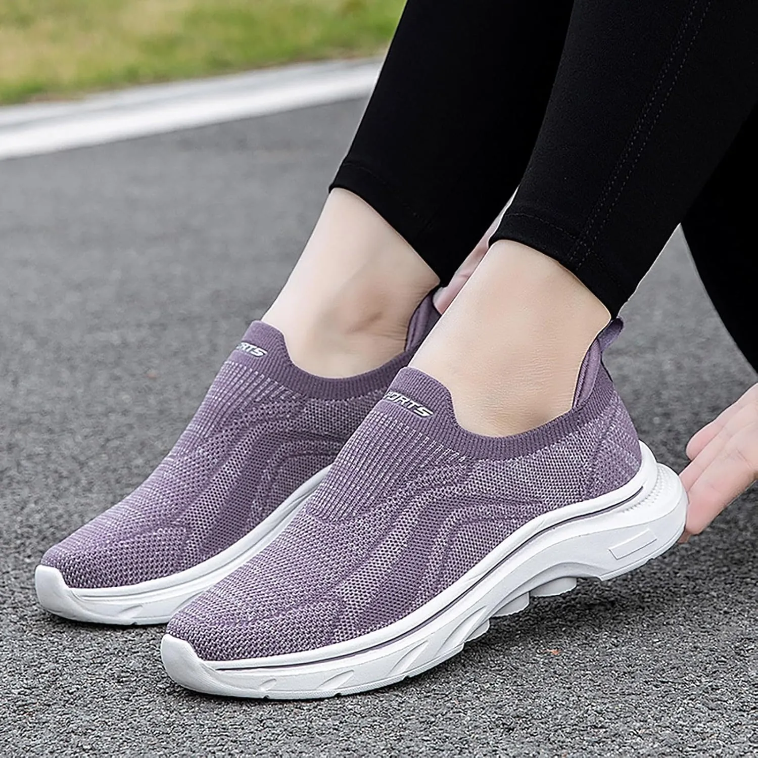Womens Running Shoes Loafers Ladies Shoes Casual Women's Fashion Sneakers Sneakers Walking Memory Foam Athletic White Tennis Shoe Trainers Shoe