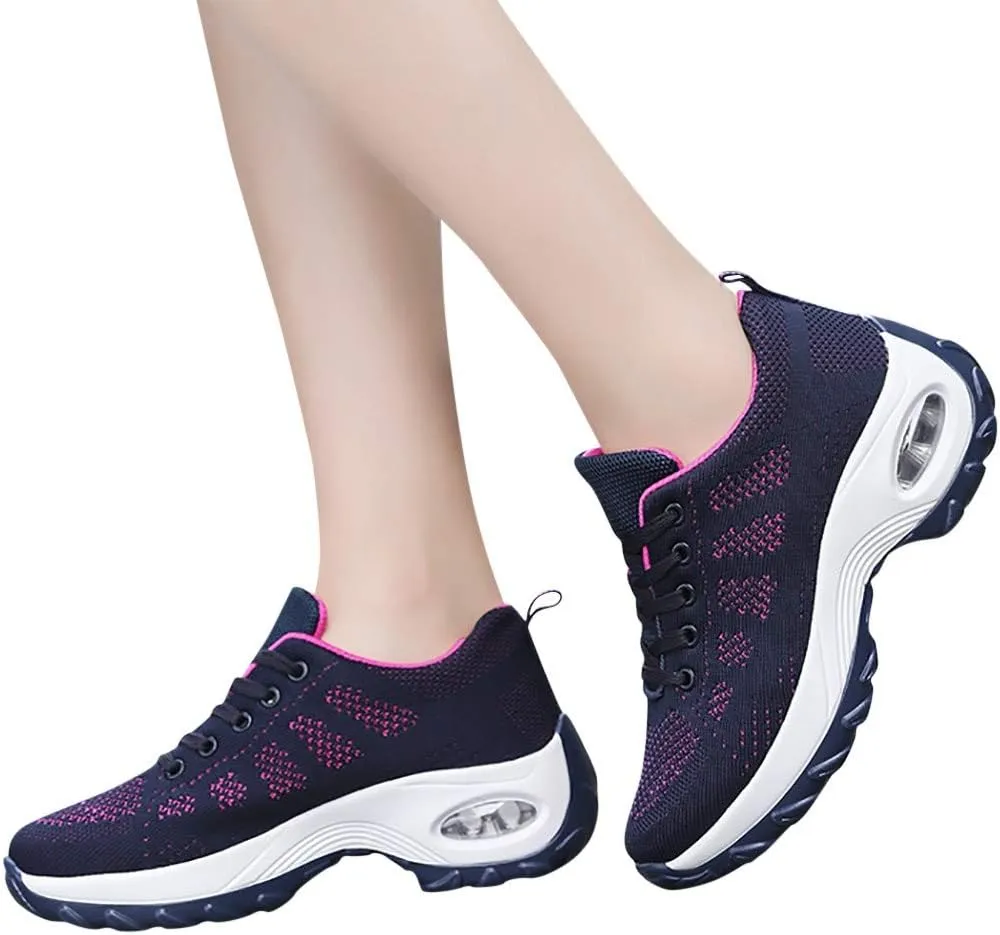 Womens Running Sneakers Women's Non Slip Work Shoes Casual Shoes for Women Women's Slip on Low Top Casual Shoes