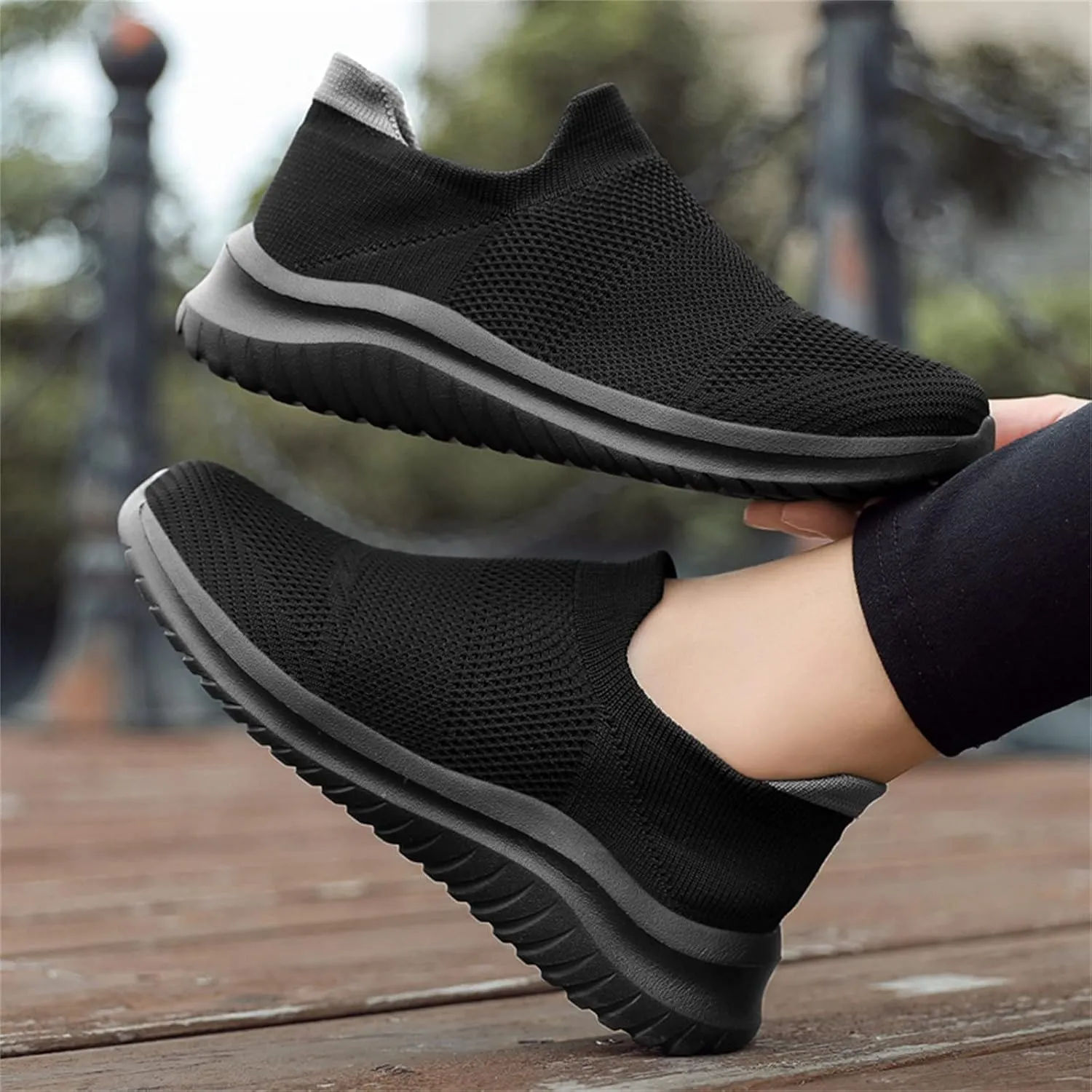 Women's Slip-on Shoes Wide Width Sneakers Hands Free Running Shoes for Women Boots Ladies Casual Shoes Dress Sneakers Brown Tennis Shoe Loafers Shoe