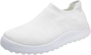 Womens Slip on Walking Shoes Comfort Lightweight Mens Running Shoes Casual Shoes Dressy Casual Women Shoes Sneakers Black Tennis Shoe Casual Loafers