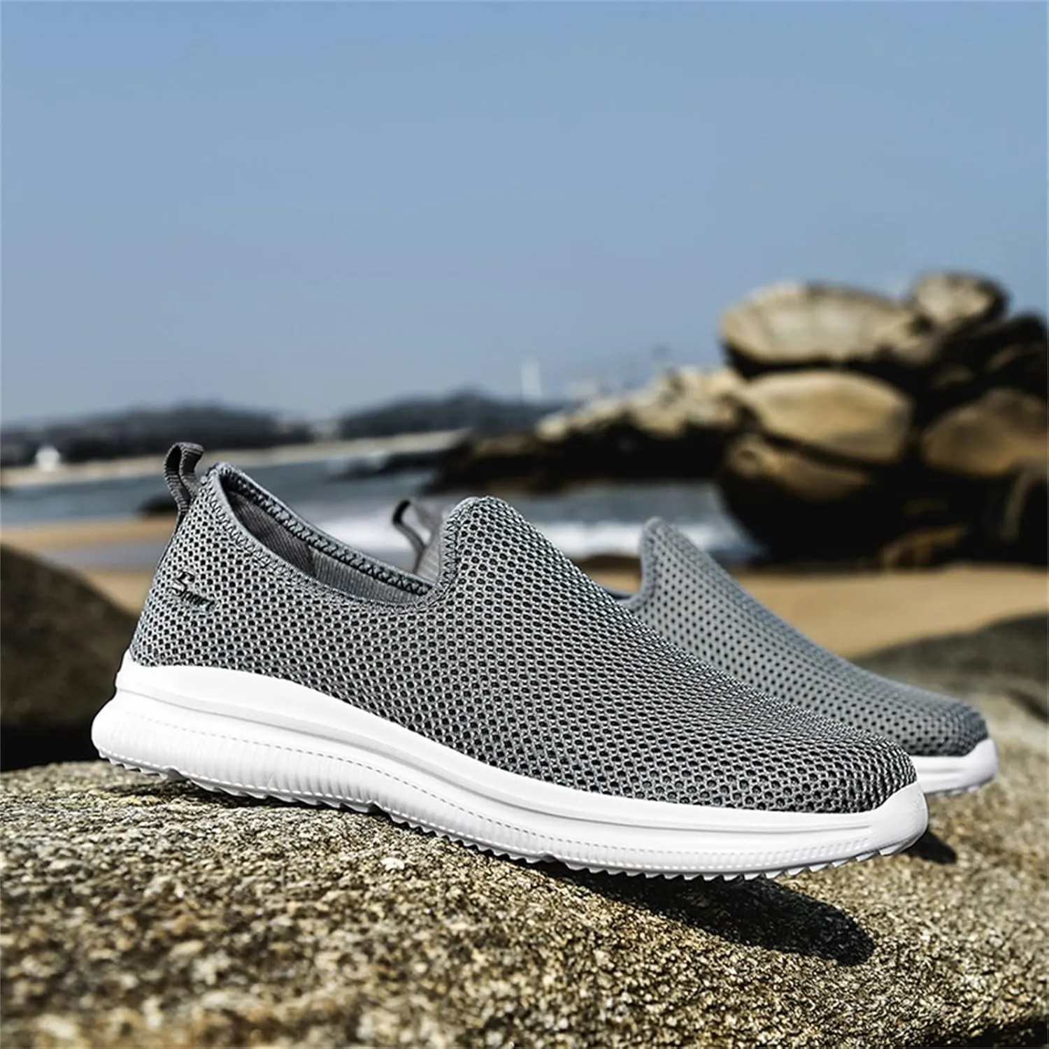 Womens Slip on Walking Shoes Comfort Lightweight Mens Running Shoes Casual Shoes Dressy Casual Women Shoes Sneakers Black Tennis Shoe Casual Loafers