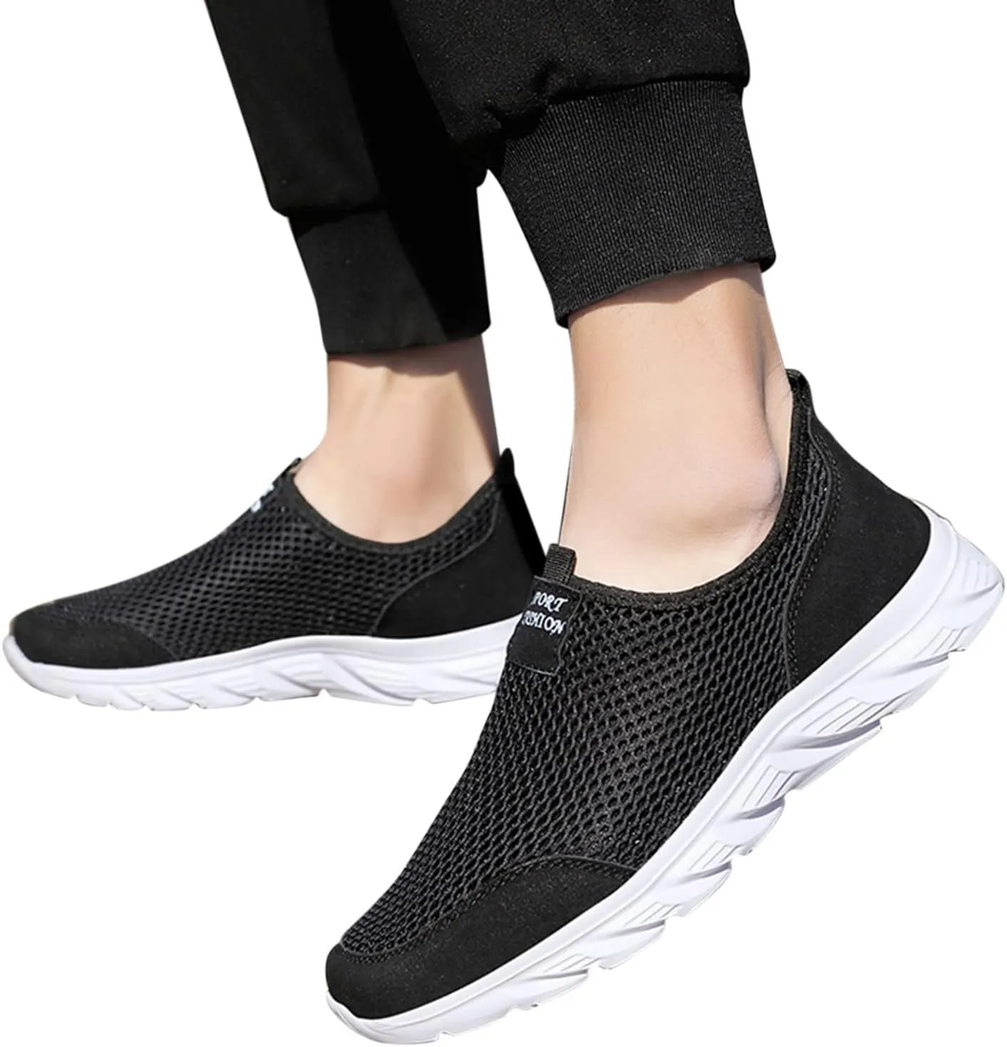 Womens Slip On Walking Shoes Non Slip Running Shoes Non Slip Work Shoes Women Wide Feet Black Casual Shoes Fashion Sneakers Red Tennis Shoe White Loafers