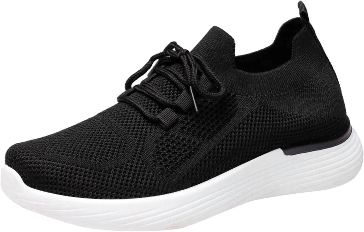 Womens Sneakers Black Sole Black Slip On Tennis Shoes Ladies Canvas Shoes for Women Wide Black Women's Sneakers in White in Wide Width Tenis Antideslizante para Mujer De Cocina para Frio