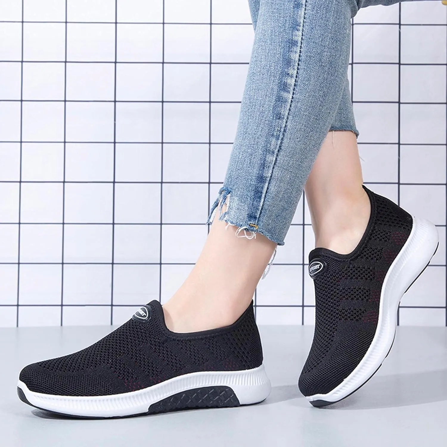 Womens Sneakers Black Sole Women's Wedge Sneakers High Heel Fashion Lightweight Walking Shoes Womens Wide Width Shoes Dressy Casual Running Shoes Womens Women's Non Slip Work Shoes Wide Width