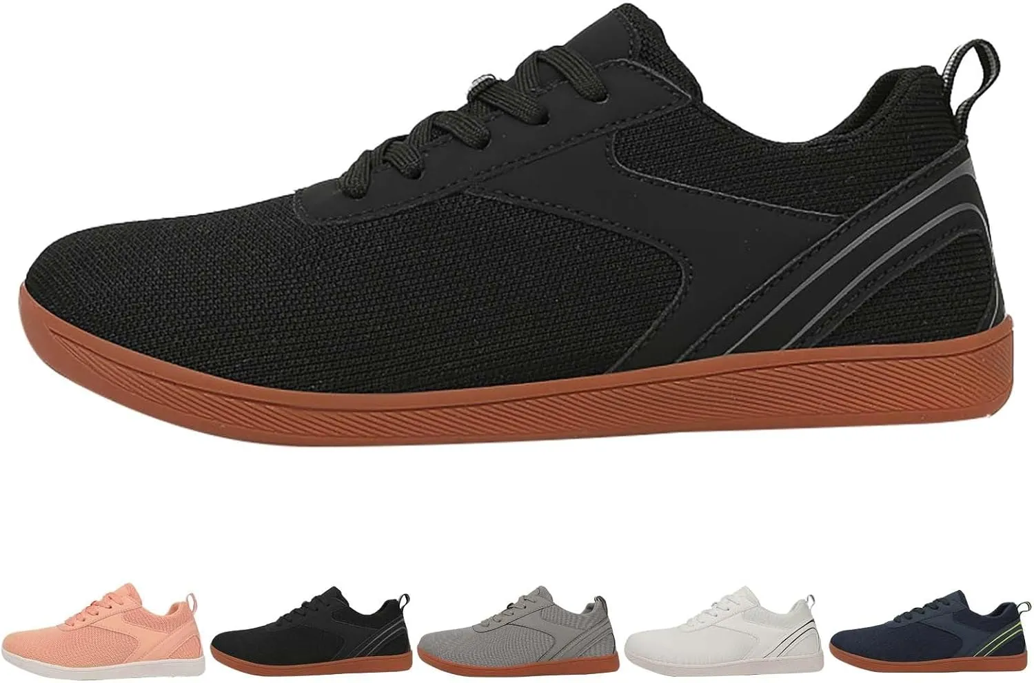 Womens Tennis Shoes Cute Woman Shoes Casual High Top Sneakers Men's KnitFlex Breeze Mesh Sneakers Oxfords Lace Black Tennis Shoe Cross Trainer Shoe