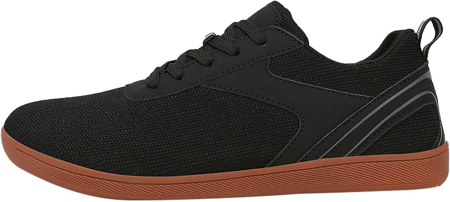 Womens Tennis Shoes Cute Woman Shoes Casual High Top Sneakers Men's KnitFlex Breeze Mesh Sneakers Oxfords Lace Black Tennis Shoe Cross Trainer Shoe